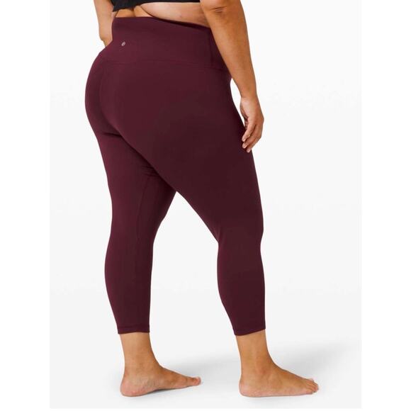 Lululemon Align Pant II 25" Leggings Cassis High Rise Stretch Sz 18 - Picture 1 of 12